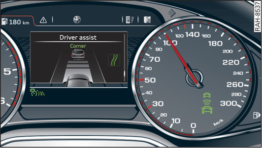 Fig. 122 Instrument cluster: Predictive control
